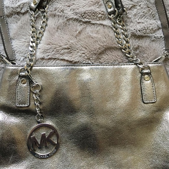 Michael Kors Metallic Purse - Picture 3 of 9